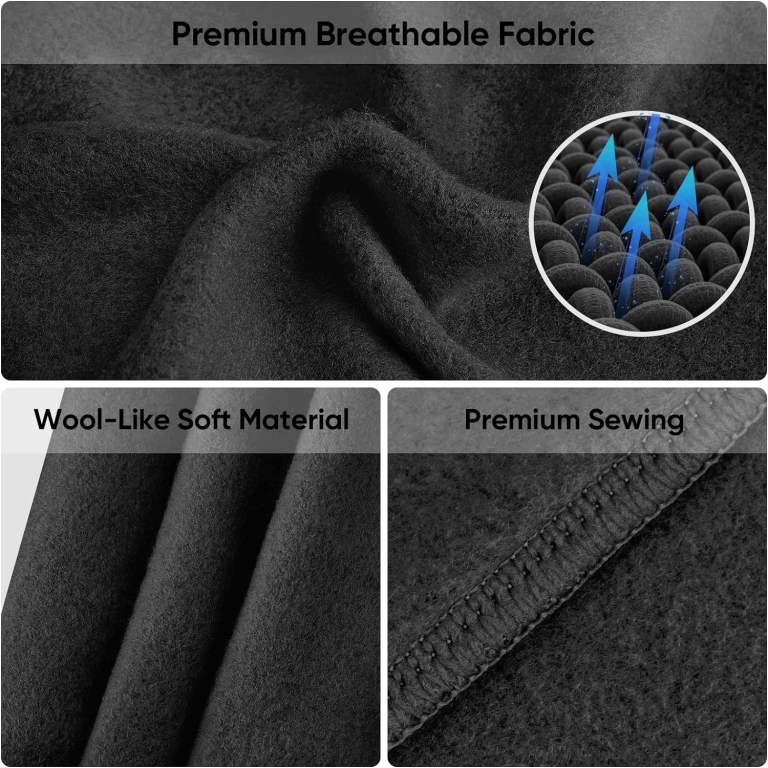 TICONN Neck Gaiter Face Cover Scarf, Breathable Sun & Wind-proof for Skiing Fishing Hiking Cycling - Image 3